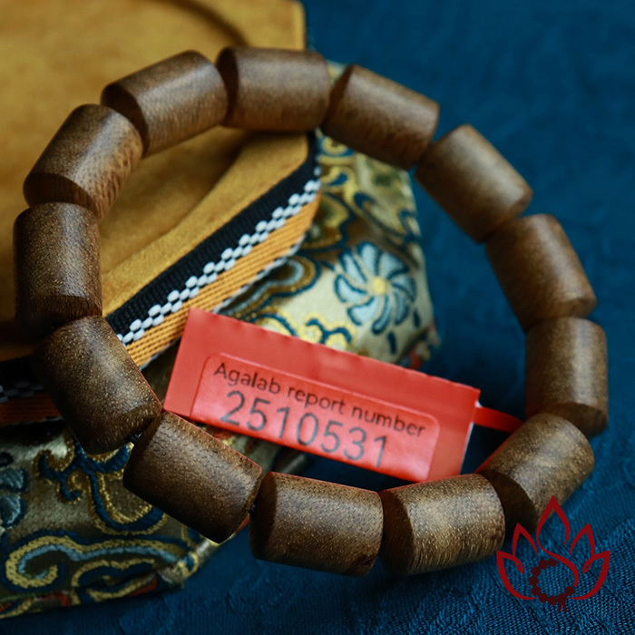 Vòng Trầm Hương Lu Thống | 10 Ly | Trầm Tốc Kiến Tự Nhiên Lâu Năm